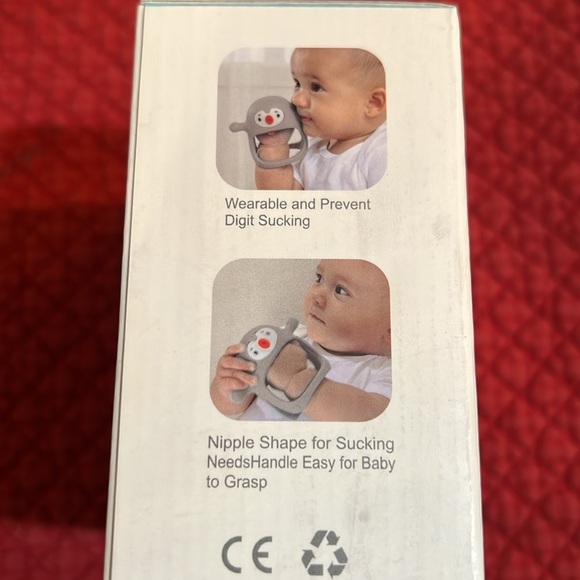 Penguin Wearable Soothing Teether - Blue - Picture 3 of 4